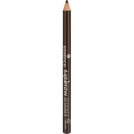 Essence Cosmetics Matita per sopracciglia di design per sopracciglia 02 Marrone, 1 g