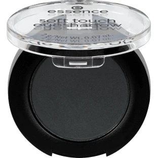 Essence Cosmetics Sombra de ojos Soft Touch 06 Pitch Black, 2 g