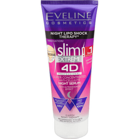 Eveline Cosmetics Crremă anticelulita slim extreme, 250 ml