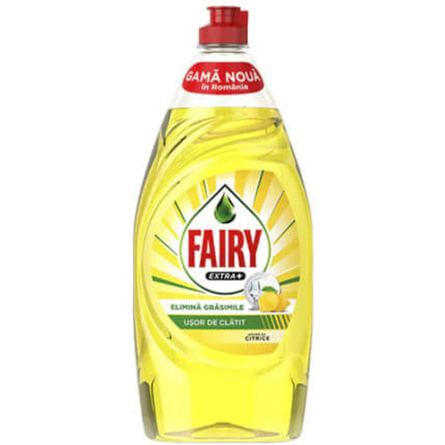 FAIRY Detergente lavavajillas extra+ cítricos, 900 ml