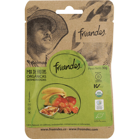 Fruandes Mix fruta deshidratada, 30 g