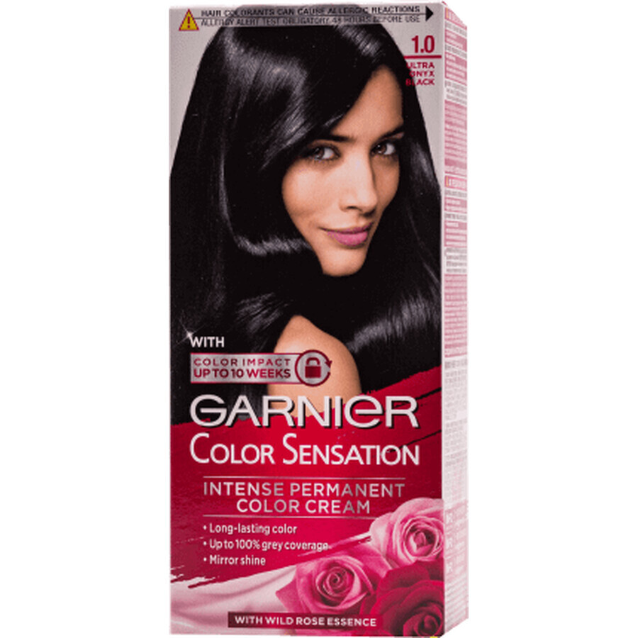 Garnier Color Sensation Vopsea permanentă 1.0 negru ultra onix, 1 buc