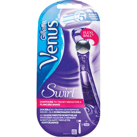 Gillette Venus Deluxe Smooth Swirl scheermes, 1 stuk