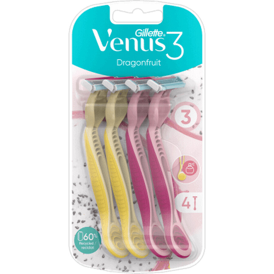 Rasoio Gillette Venus Dragonfruit, 4 pz