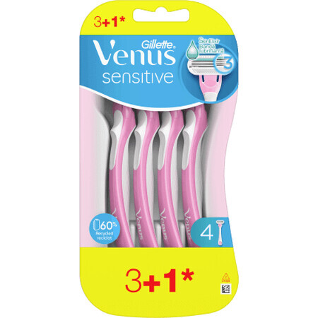 Gillette Venus Scheermes voor gevoelige huid, 4 stuks