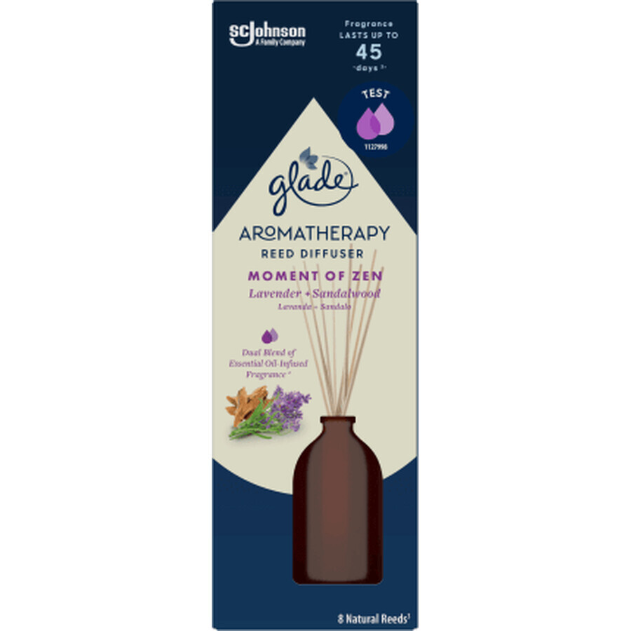 Glade Aromatherapy Moment of Zen Varillas Perfumadas, 80 ml