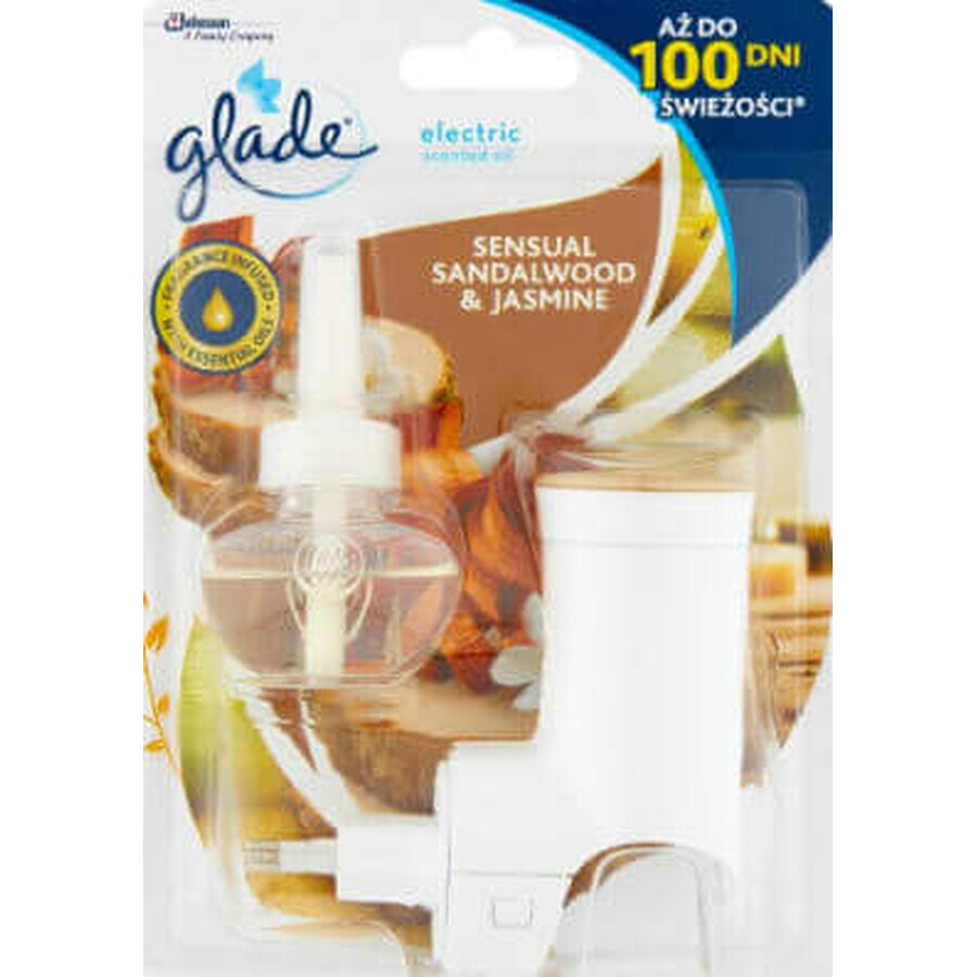 Glade Aceite perfumado Glade electric sensual sándalo y jazmín, 20 ml