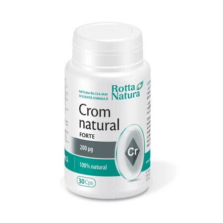 Cromo naturale forte 200 mcg, 30 capsule, Rotta Natura