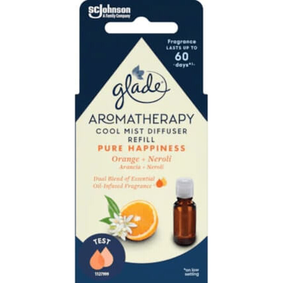 Depósito difusor de aceite esencial Glade Aromatherapy Pure Happiness, 17,4 ml