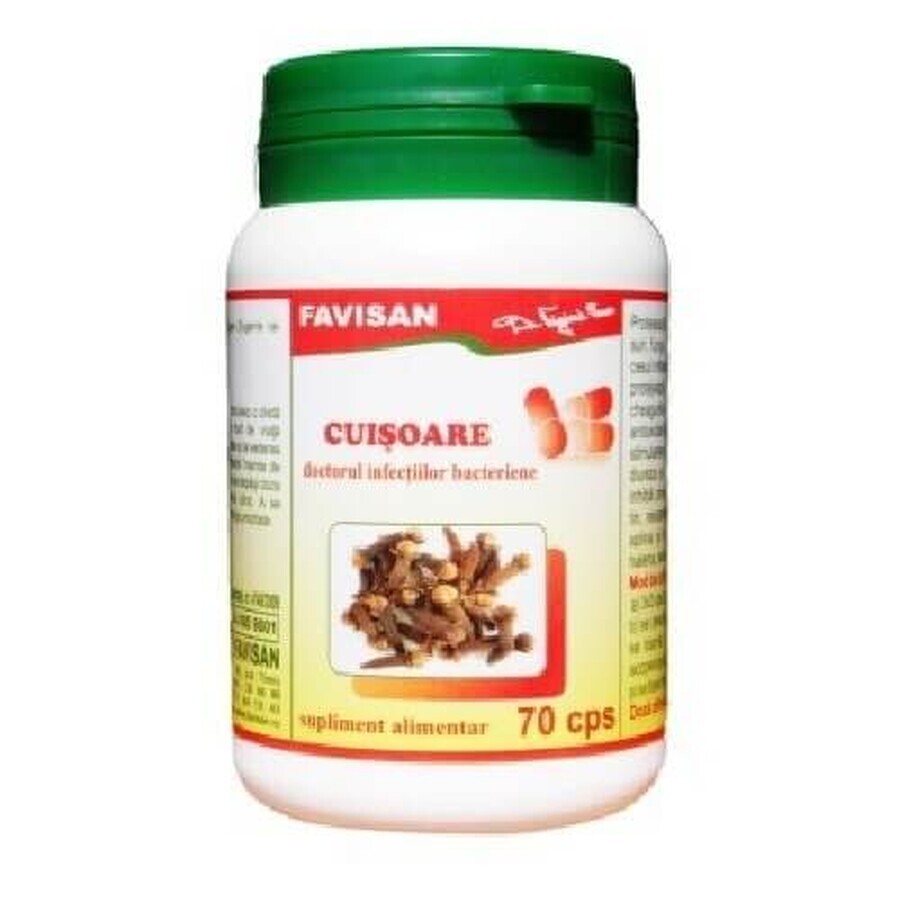 Cuisoare, 70 capsule, Favisan