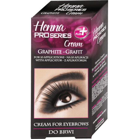 Henna Wenkbrauw Crème Verf Grafiet, 15 ml