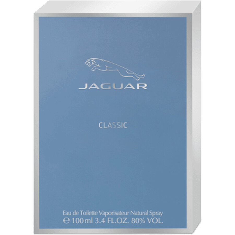 Eau de toilette pour hommes Jaguar bleu, 100 ml