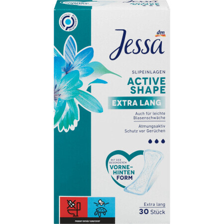 Jessa absorbent Active Shape extra long, 30 pcs