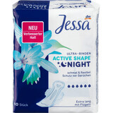 Jessa Absorbante de noapte active shape, 10 buc