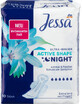 Absorbentes nocturnos Jessa Active shape, 10 uds.