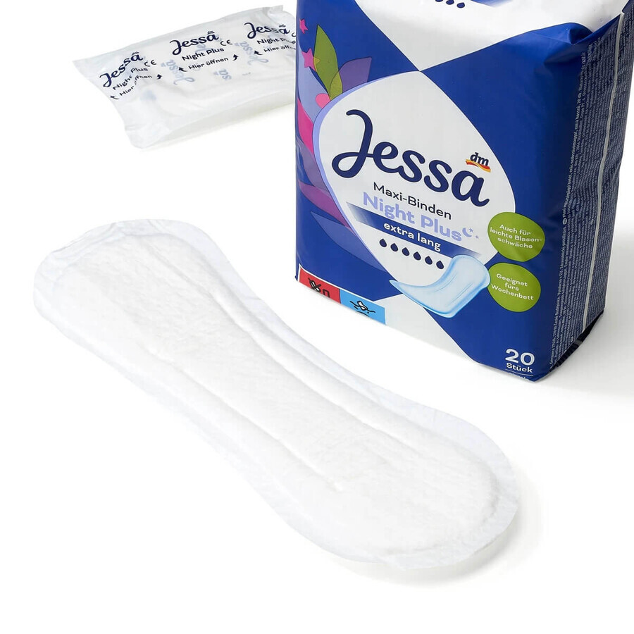 Jessa Absorberende maxi nacht plus, 20 stuks