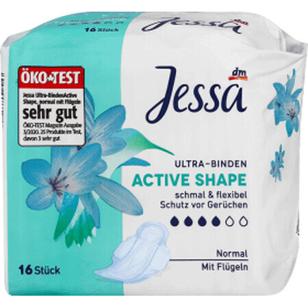 Absorbente Jessa Ultra Active Shape, 16 uds.