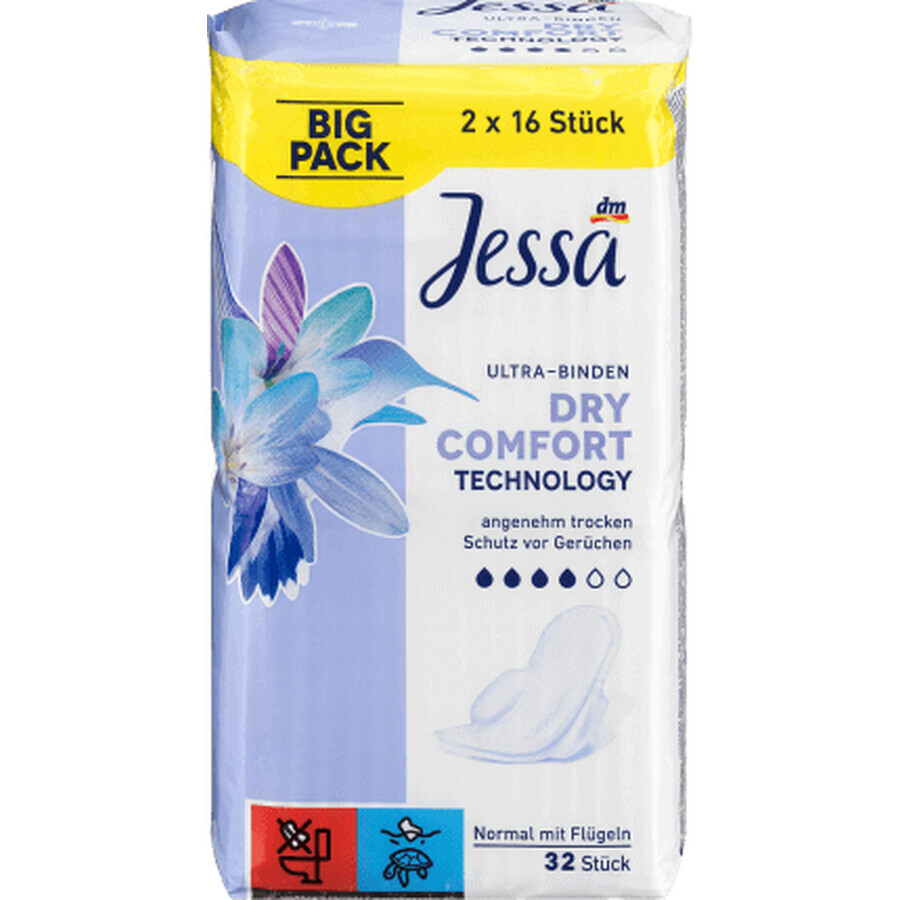 Absorbente Jessa Ultra Dry Comfort, 32 uds.