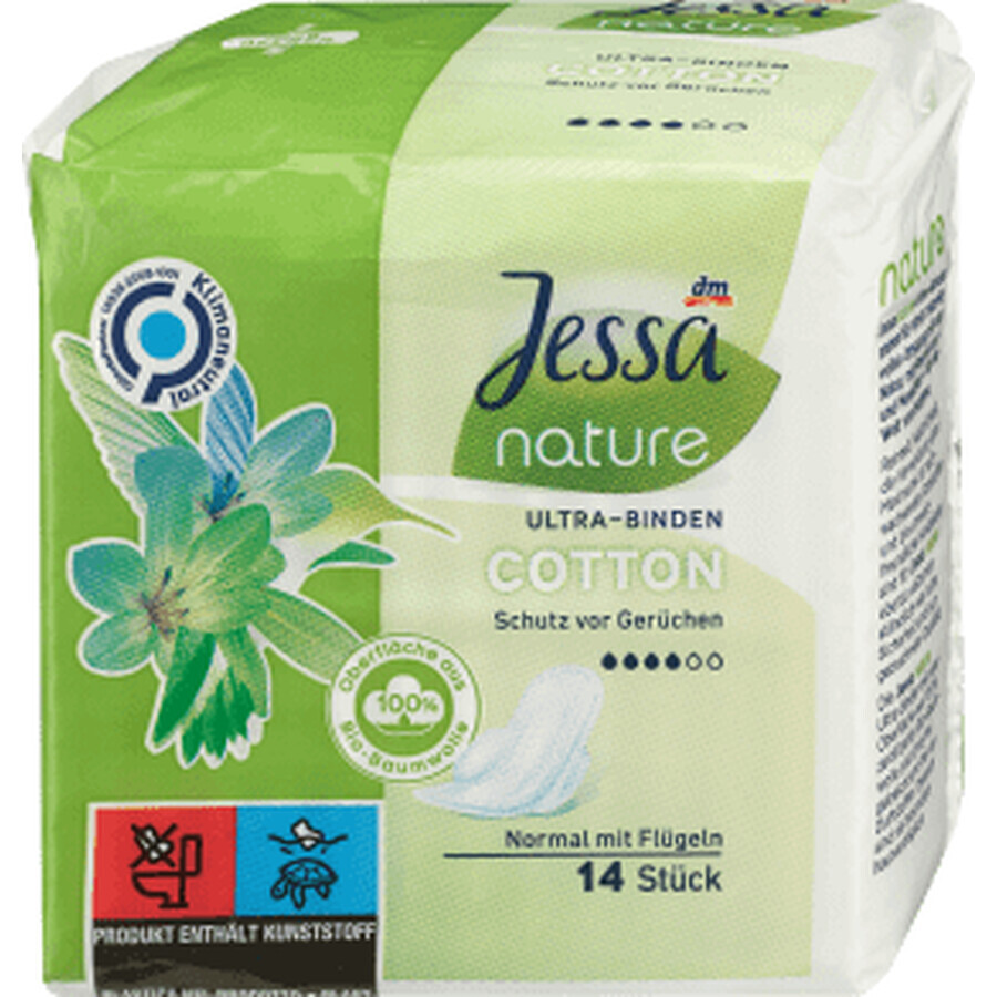 Jessa Ultra assorbenti normali con alette, 14 pz