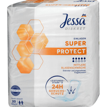 Jessa DISKRET Super protect Einsätze, 20 Stück