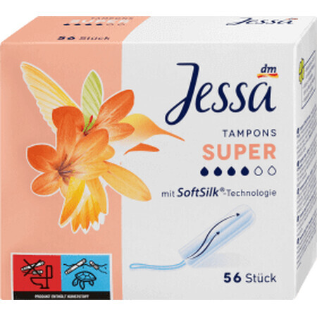 Jessa Soft Silk Pads, 56 pièces