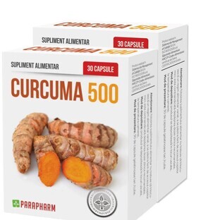 Turmeric 500, 30+30 capsules, Parapharm (1+1)