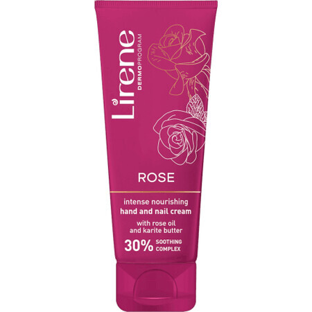 Crema de manos Lirene Rosa, 75 ml