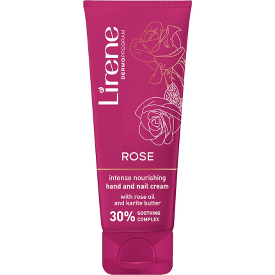 Crema de manos Lirene Rosa, 75 ml