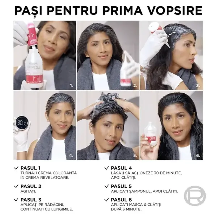 Loreal Paris EXCELLENCE CREME Teinture permanente avec ammoniaque 6.35, 1 pc