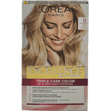 Loreal Paris EXCELLENCE CREME Tinte permanente con amoníaco 9, 1 unidad