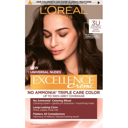 Loreal Paris  EXCELLENCE CREME Vopsea de păr permanentă, 1 buc