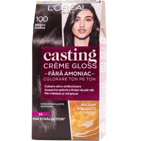 Loreal Paris CASTING CREME GLOSS Haarfärbemittel 100 intensiv schwarz, 1 Stück