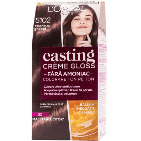 Loreal Paris CASTING CREME GLOSS Haarfärbemittel 510 mokka, 1 Stück