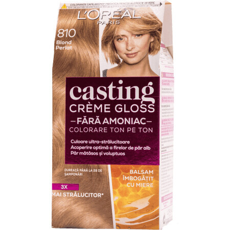 Loreal Paris CASTING CREME GLOSS Haarfärbemittel 810 perlblond, 1 Stück