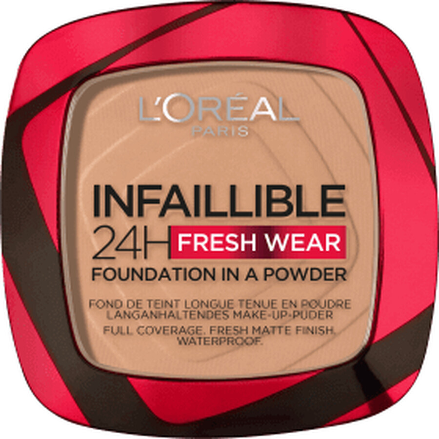 Loreal Paris Infaillible 24H Fresh Wear pudră compactă 220 Sand, 9 g