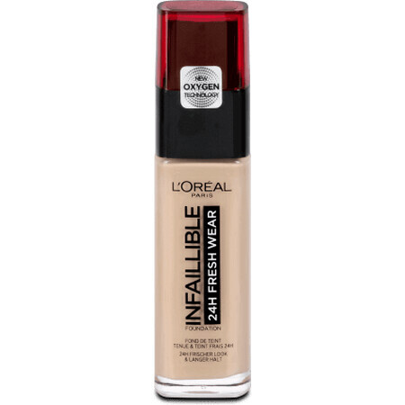 Loreal Paris Infaillible 32H Fresh Wear foundation 120 Golden Vanilla, 30 ml