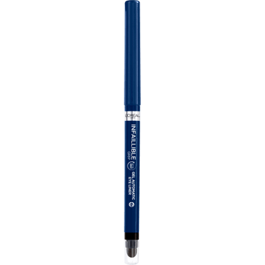 Loreal Paris Infaillible Grip Gel Lápiz de Ojos Automático Jersey Azul, 1 unidad