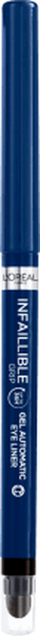 Loreal Paris Infaillible Grip Gel L&#225;piz de Ojos Autom&#225;tico Jersey Azul, 1 unidad