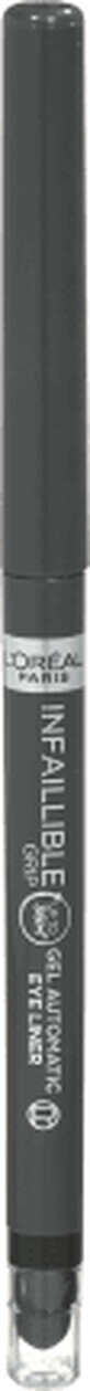 Loreal Paris Infaillible Grip L&#225;piz de ojos autom&#225;tico de gel Gris topo, 1 ud.