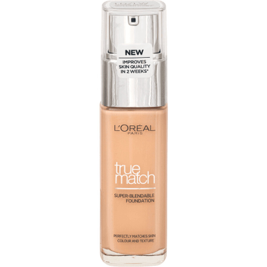 Loreal Paris Base de maquillaje True Match 3.D/3.W Beige Dorado, 30 ml