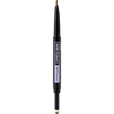 Matita per sopracciglia Maybelline New York Express Brow Satin Duo 02 Marrone medio, 2 g