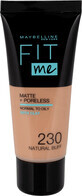 Maybelline New York Base de maquillaje Fit Me Matte &amp;amp; Poreless 230 Natural Buff, 30 ml