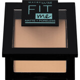 Maybelline New York Fit Me Matte+ Poreless Polvos Compactos 120 Classic Ivory, 9 g