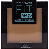 Maybelline New York Polvos compactos Fit Me Matte+ Poreless, 9 g