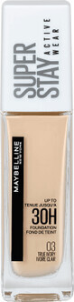 Maybelline New York SuperStay 30H Active Wear Base de Maquillaje 03 True Ivory, 30 ml