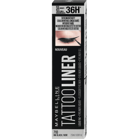 Maybelline New York Tattoo Liner Liquid Ink Augentinte 710 Schwarz, 2,5 ml