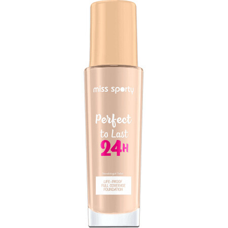 Miss Sporty Perfect to Last Fondotinta 24H 100 Avorio, 30 ml