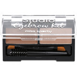 Miss Sporty Studio Wenkbrauw blush kit 001 Medium Bruin, 2,4 g