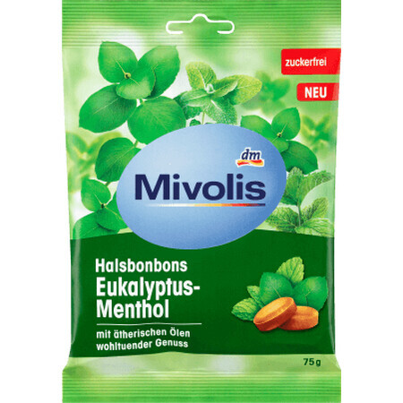 Mivolis Eucalyptus snoepje, 75 g