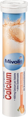 Mivolis Comprim&#233;s Effervescents de Calcium 82 g, 20 pi&#232;ces